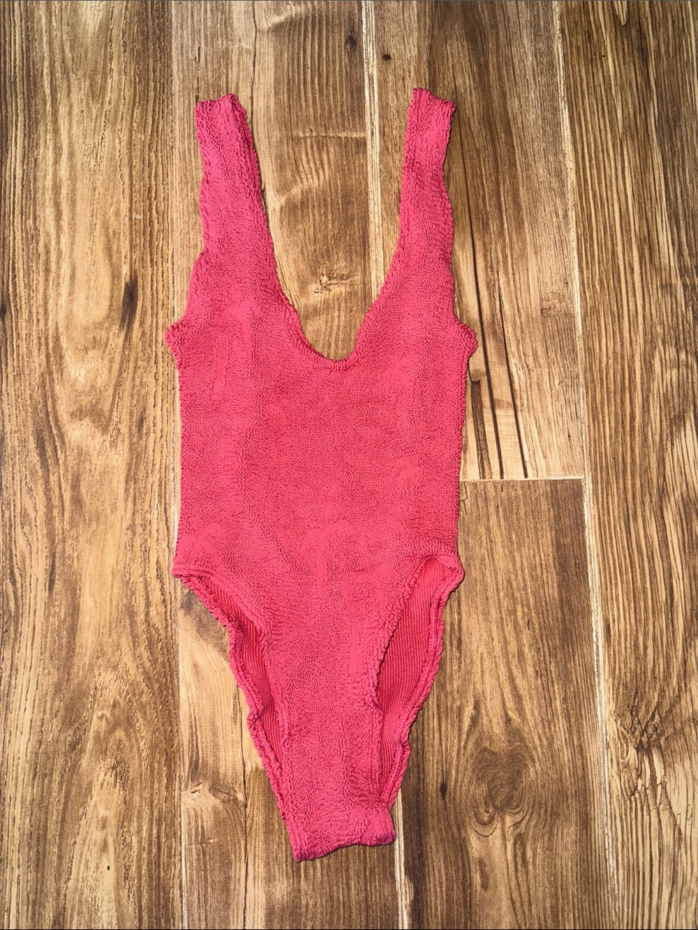 Bond eye palm tree one piece bikini